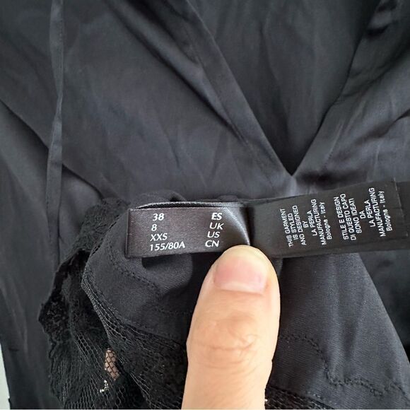 LaPerla Lace Trimmed Top - Picture 6 of 7